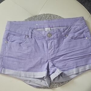 Celebrity Pink Women's Lavender Jean Shorts